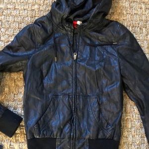 Black leather jacket! H&M! Size 4